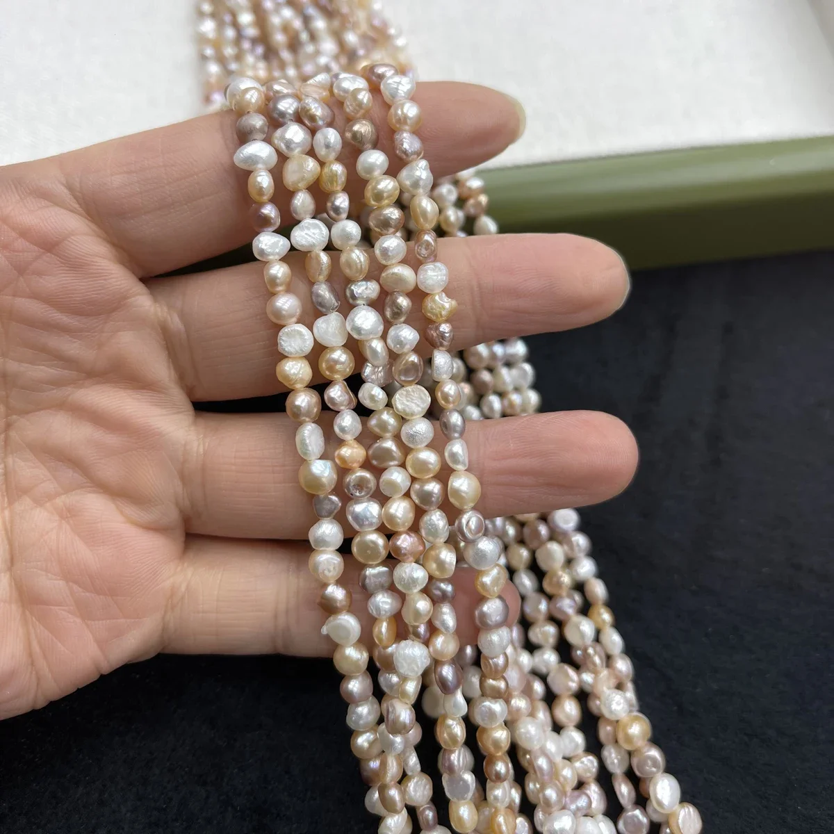 Mixed Colors Irregular Natural Pearl Loose Beads 5-5.5mm AA for Jewelry Making DIY Necklace Bracelet Accessories Wholesale Gift
