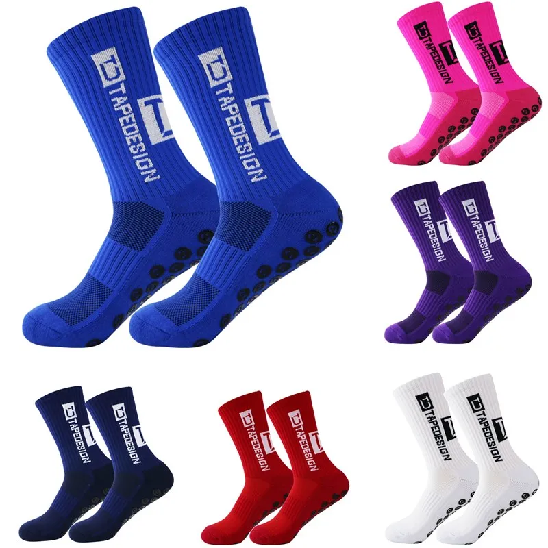 

New Anti-slip Soccer Socks Men Women Outdoor Sport Grip Football Socks