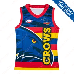 2024 AFL Adelaide Crows Guernsey Training jersey Outdoors Exercise Vest Hot Sale Player Jersey Teenager&Kid jersey