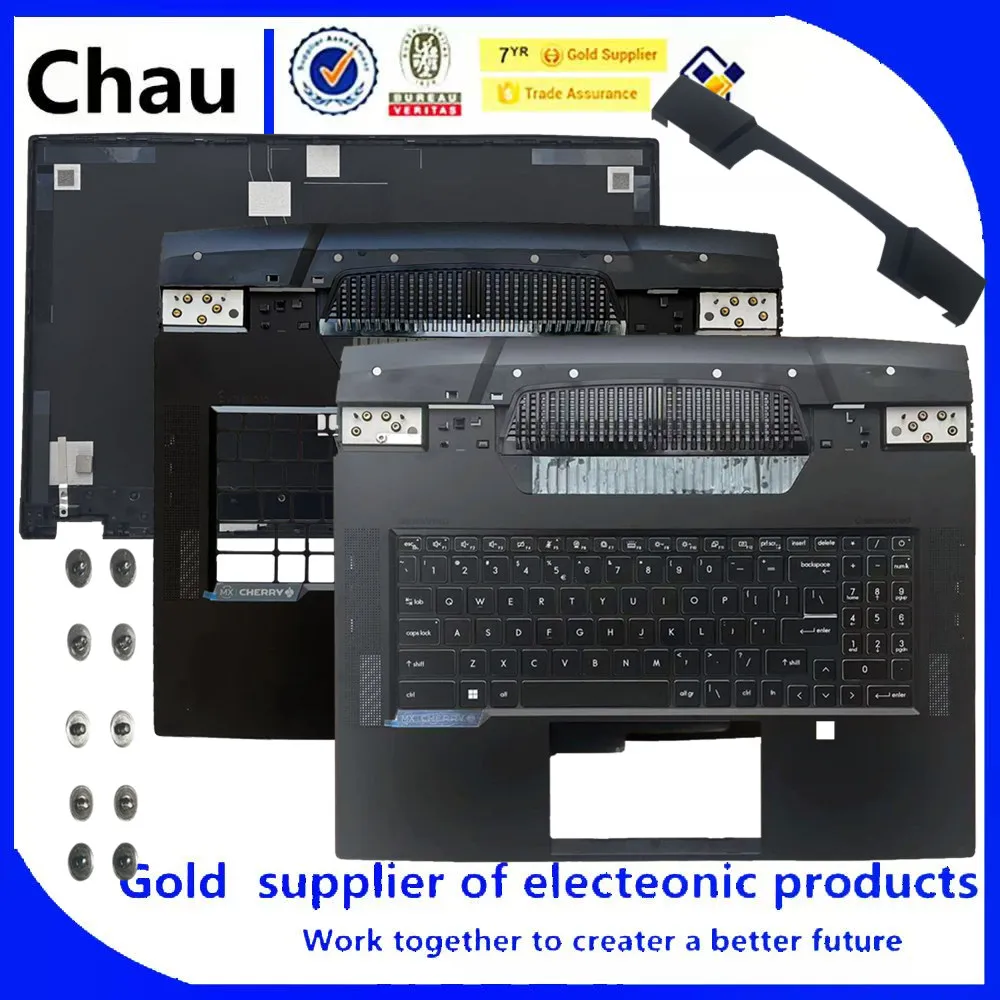 New For Chau GT77 MS-17Q1 MS-17Q2 MS-17Q3 GT77HX Laptop LCD Back Cover / Upper Case Palmrest Cover /Hinge cover