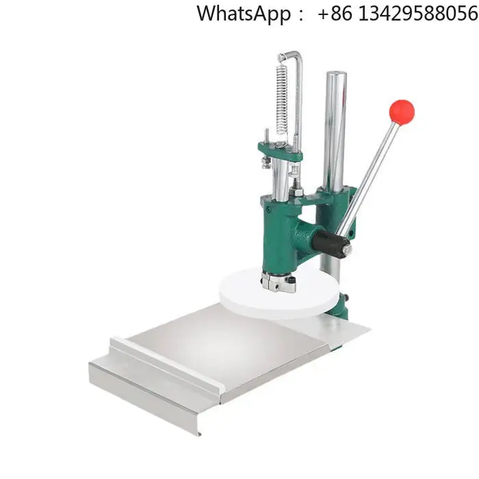 Portable 15 18 20 22cm Stainless Steel Pizza Dough Press Machine Manual Flatten Tool for Restaurant Manufacturing Plant