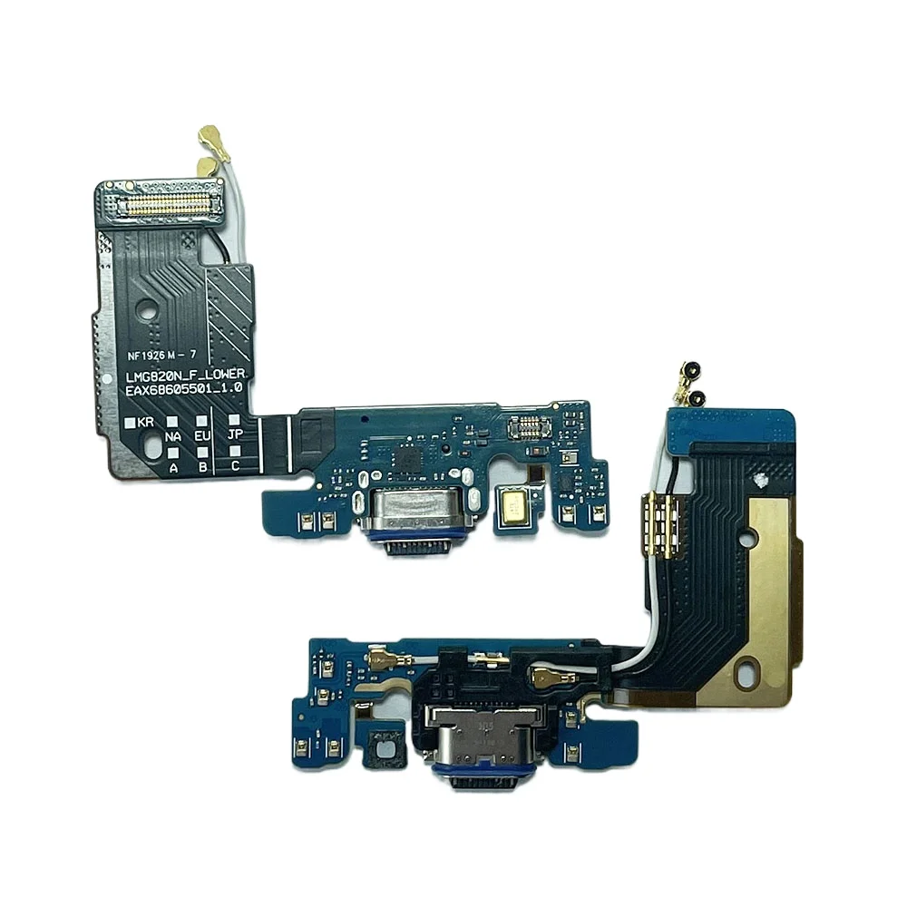 USB Charge Port Jack Dock Connector Charging Board For LG G8 ThinQ (US Version) / LMG820UM / LMG820N Charging Flex Cable