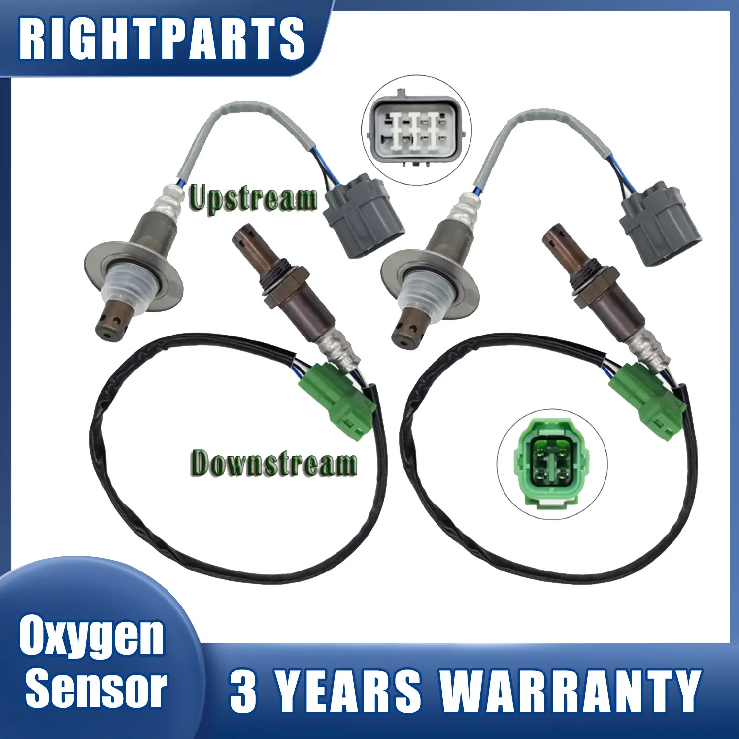 

234-9031 234-4387 New Upstream+Downstream Oxygen Sensor O2 For Suzuki Grand Vitara 2.7L V6 2007 2008 18213-66J20 18213-66J10