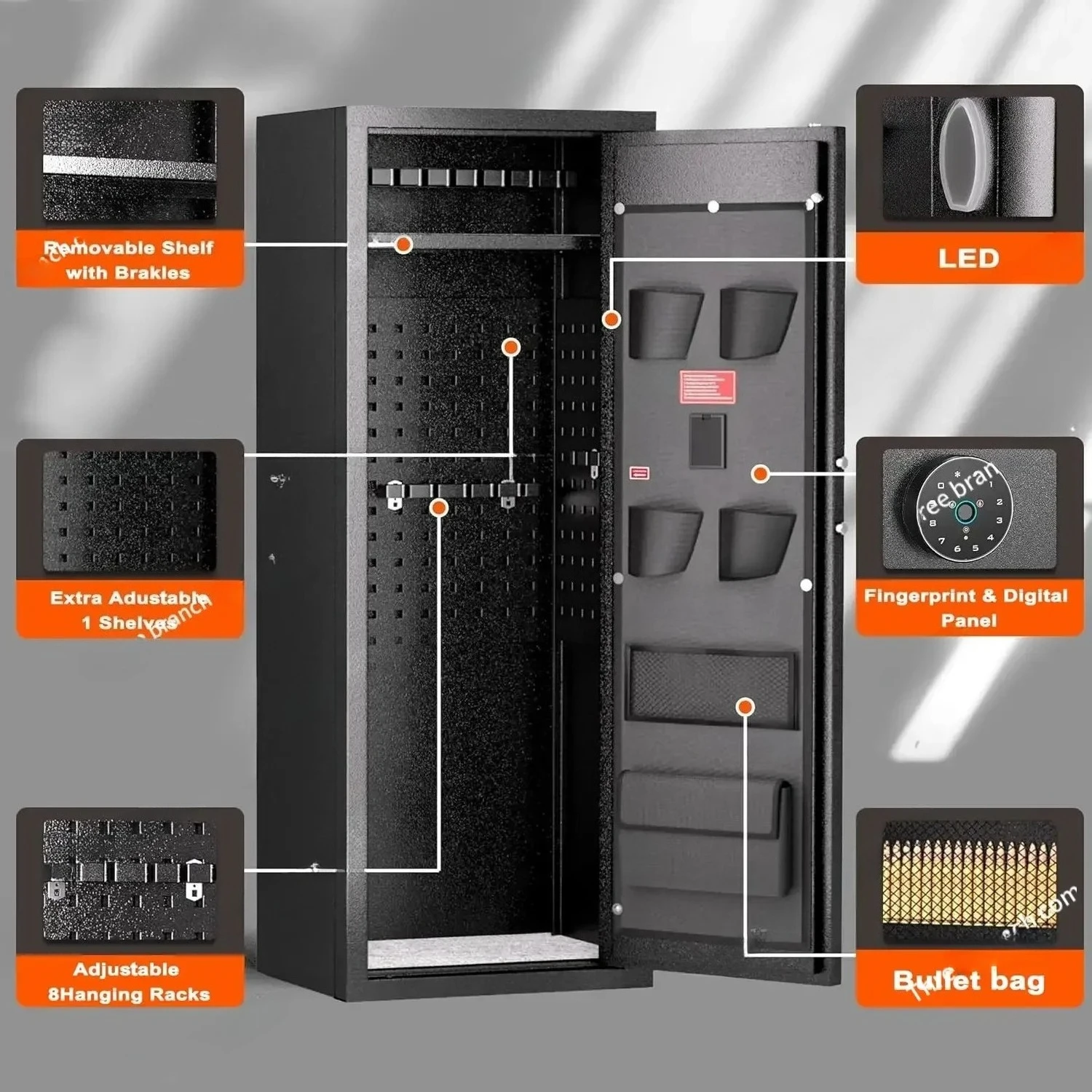 

Сейф-ступенька 10-14, подходящий для домашнего использования, с сейфом с логотипом