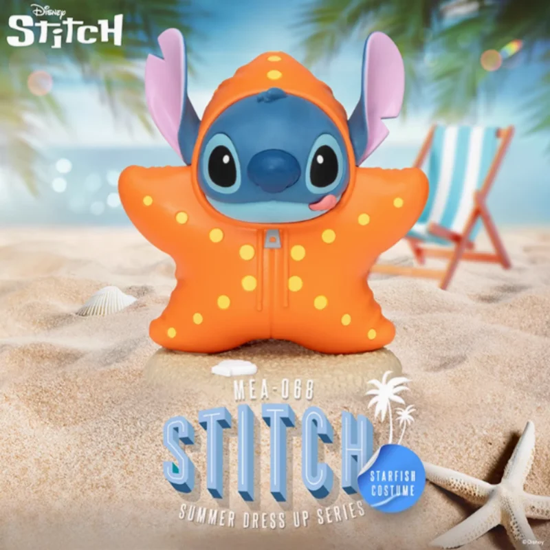 

New In Stock Stitch Summer Dress Up Series Blind Box Kawaii Action Figure Desk Decor Ornament Customized Toy Gifts