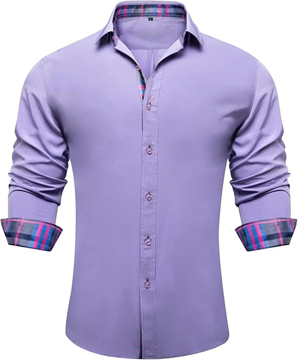 

Men's New Long-sleeved Dark 3D Printed Elastic Shirt Hawaii Beach Vacation Outdoor Party Outer Wear for Men Christmas Shirts Men