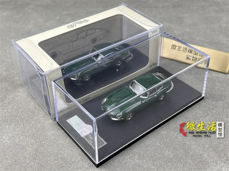 Newly Stocks GFCC 1/64 1961 Jaguar E-Type Green Open Cover Version Diecast In 2023 Collection Gift Scale Model Car