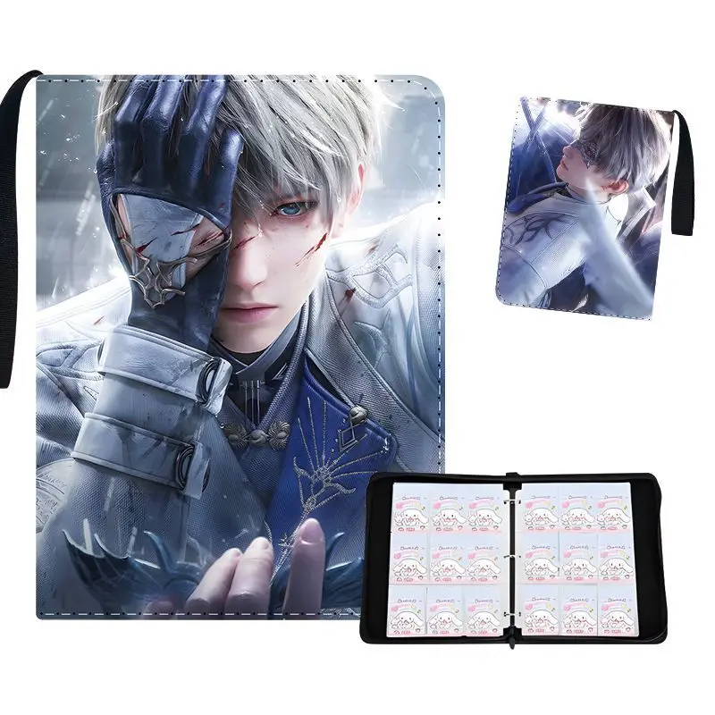 400/900pcs Love and Deep Space Card Album Book Folder 4/9 Card Slots Collections Zipper Double Pocket Card Binder Holder
