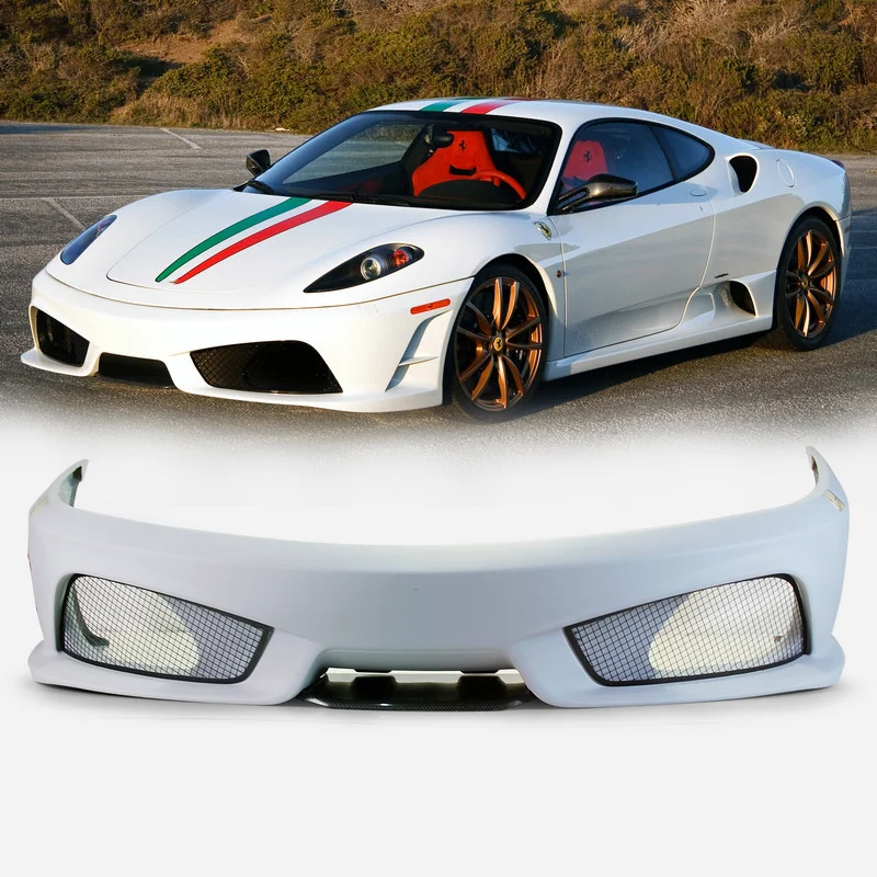 

For Ferrari 430 Scuderia Style Front Bumper，Front End Aerodynamic Styling Component，Premium Exterior Upgrade Part