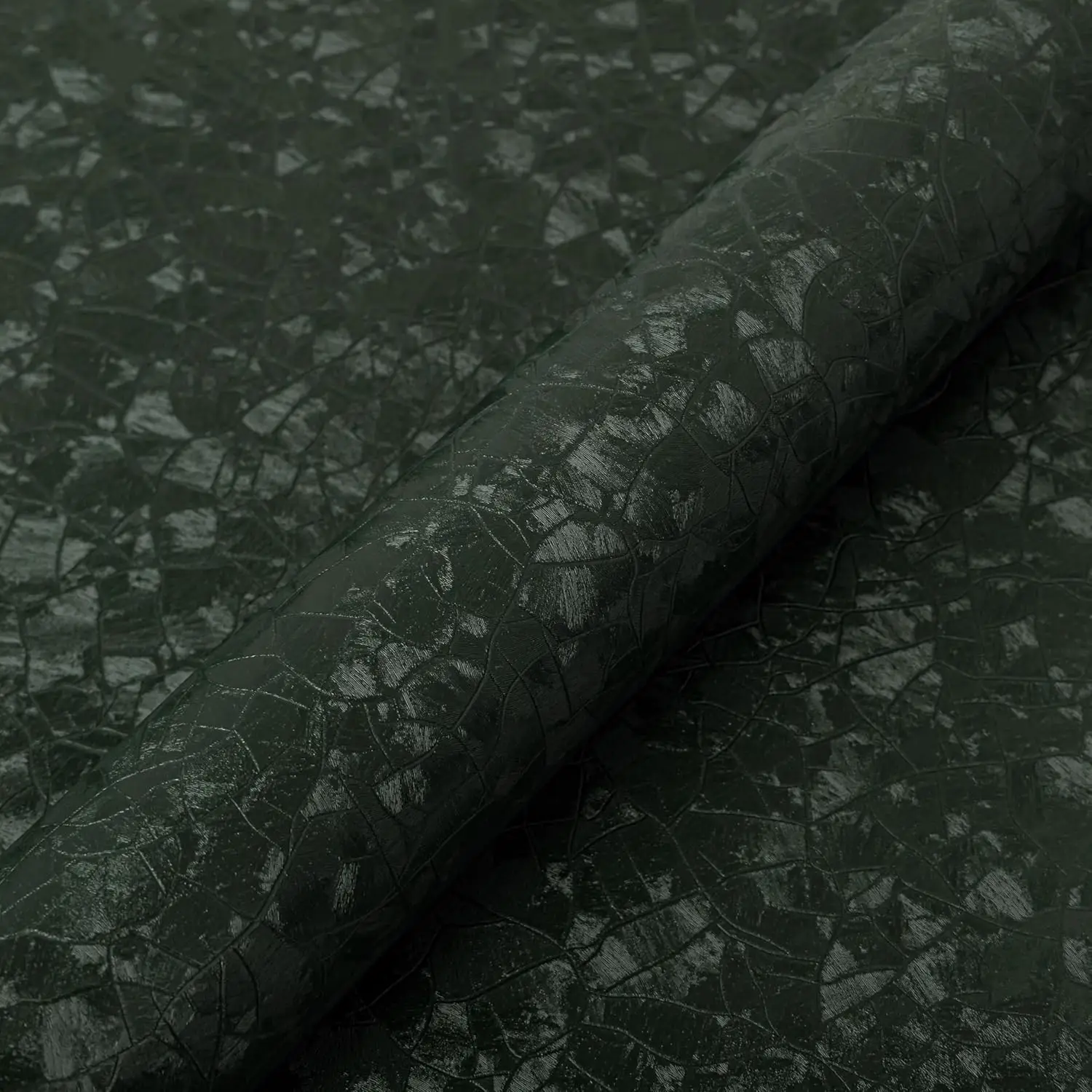 

Dark Green Peel and Stick Wallpaper - Textured Self Adhesive Vinyl Wrap for Cabinet Bedroom Bathroom Home Decor 118"x15.7"