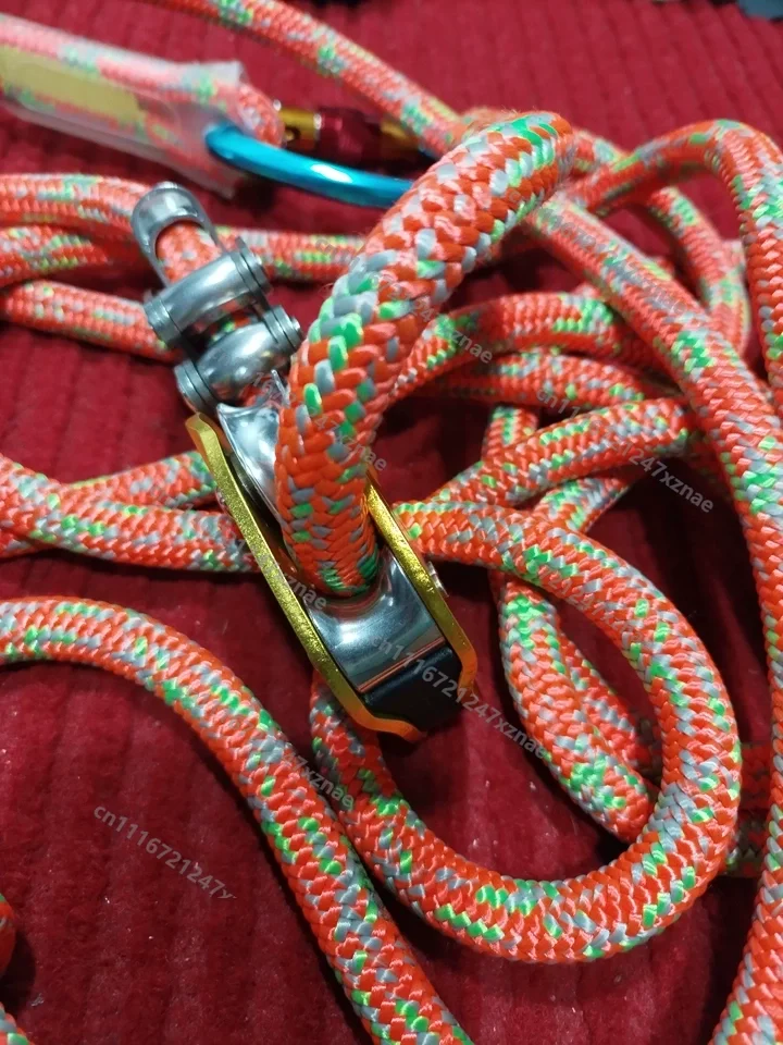Upgraded Mechanical Rope Grabber Tree Climbing Descent Safety Device for High Altitude Rope Control 11mm 12mm 12-20kN