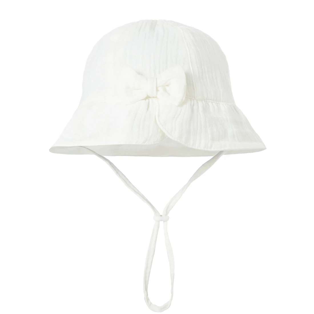 

Children's hat, simple and cute, baby sunshade hat, bow basin hat, versatile and casual fisherman hat