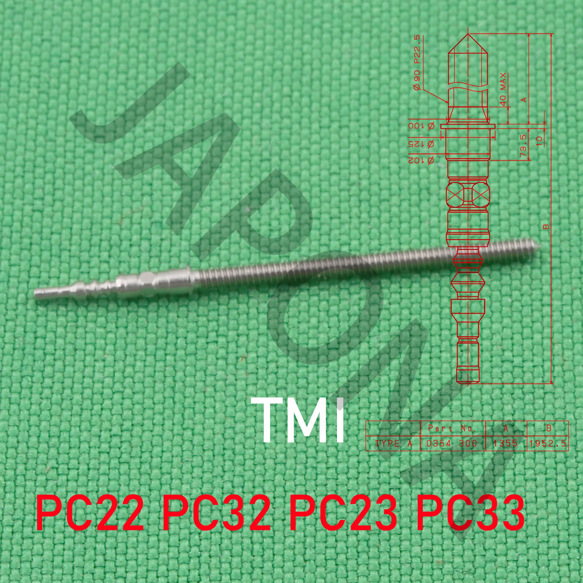 PC Series stem watch movement stem Goutent Steel Crown Parts PC32A Setting stem Kit Fit PC33A STEM PC23A STEM PC22A STEM