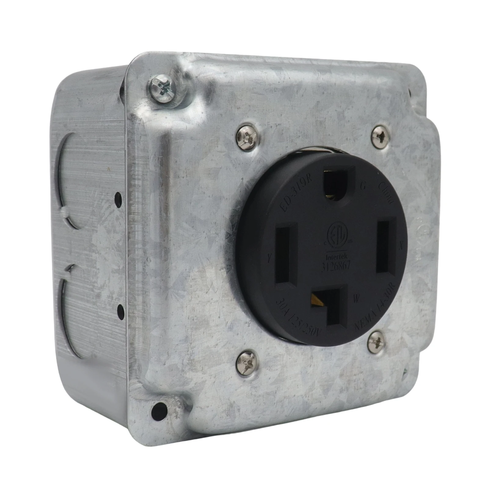 

Розетка NEMA 14-30R 30A, электрическая розетка для электромобилей, автофургонов, сушилок и многого другого, поверхностного или скрытого монтажа