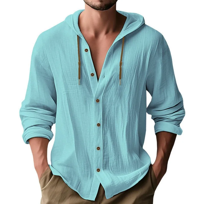 

New Fashion Men's Shirt Long Sleeve Hoodie Sports and Leisure Loose Men's Wear Spring and Autumn Size Reference Size Chart