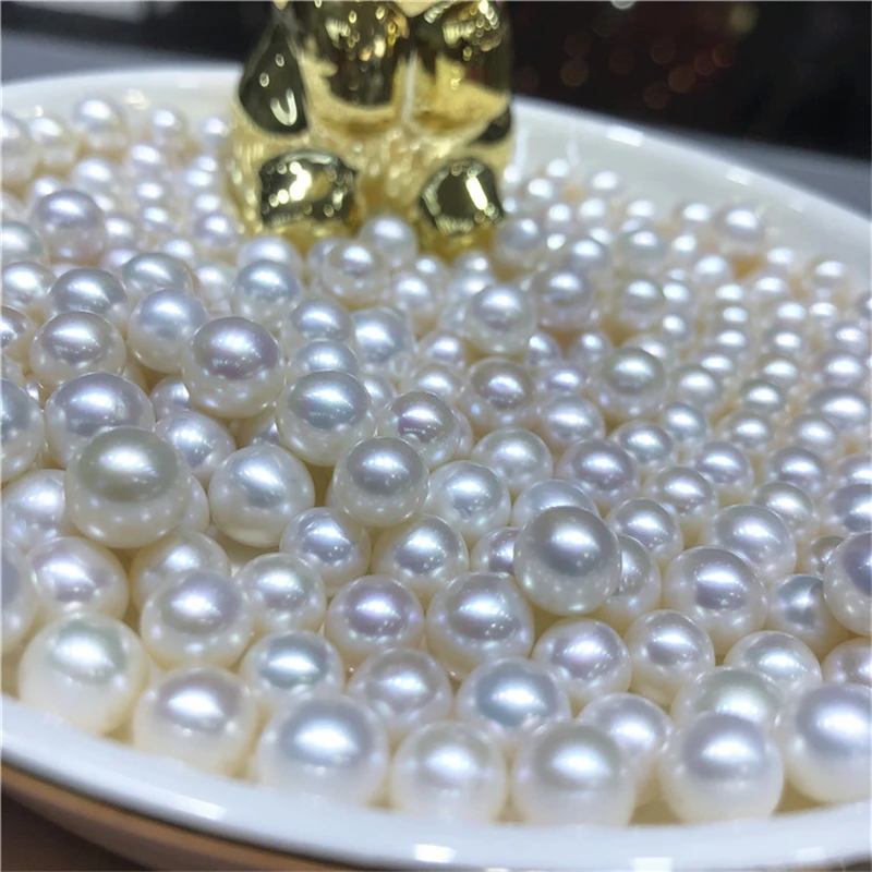 2pcs/lot A  AA White Pink Purple Freshwater Edsion Pearls Jewelry Loose Pearl Beads Charms for Jewelry Wholesale Available