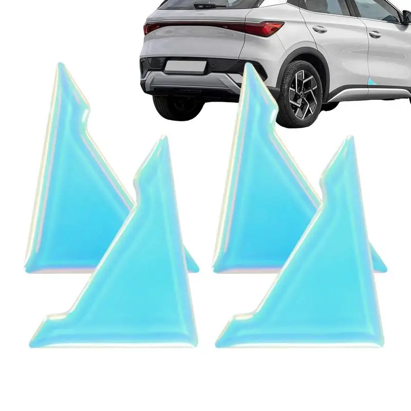 4PCS Car Door Corner Scratch Glow in Dark Anti-Collision Door Protector Anti-Scratch Stickers Door Protection Cover Universal