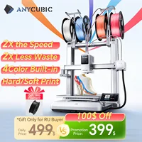 ANYCUBIC Kobra X 3D Printer – Multi-Color (up to 19 Colors), 600mm/s Max Speed, AI Detection