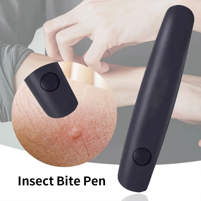 Caneta Portátil HOMEFISH para Alívio de Picadas de Insetos para Crianças e Adultos em Viagens ao Ar Livre e Camping