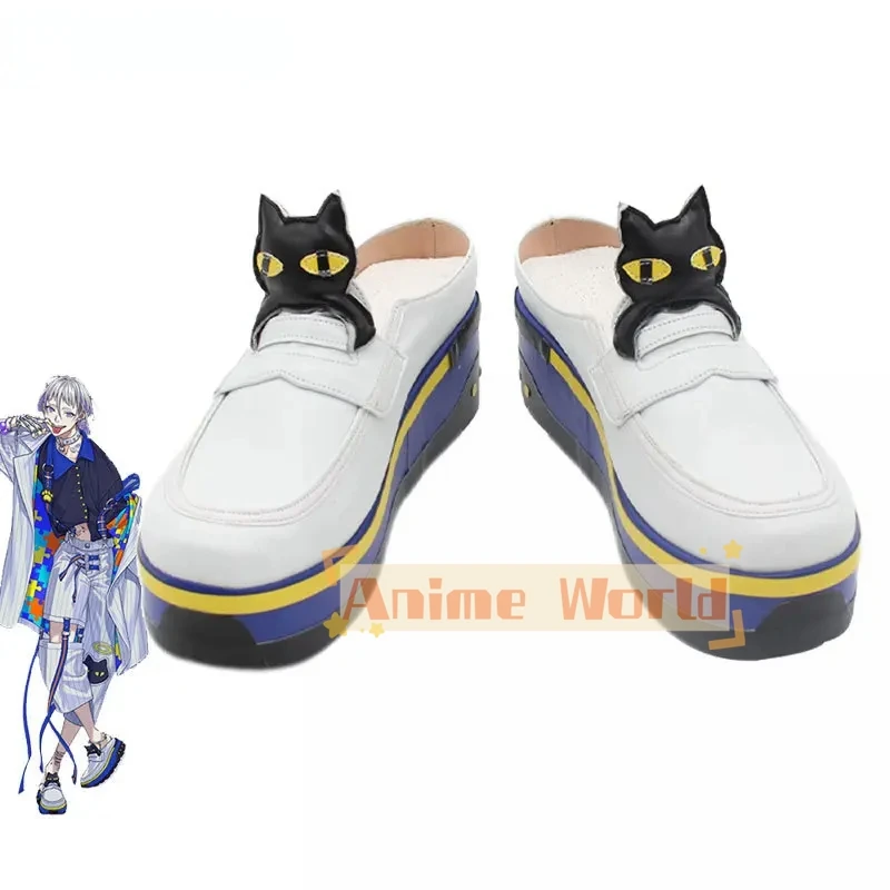 

Game Paradox Live Ryu Natsume Cosplay Shoes PU Leather Shoes Halloween Carnival Boots Prop Custom Made