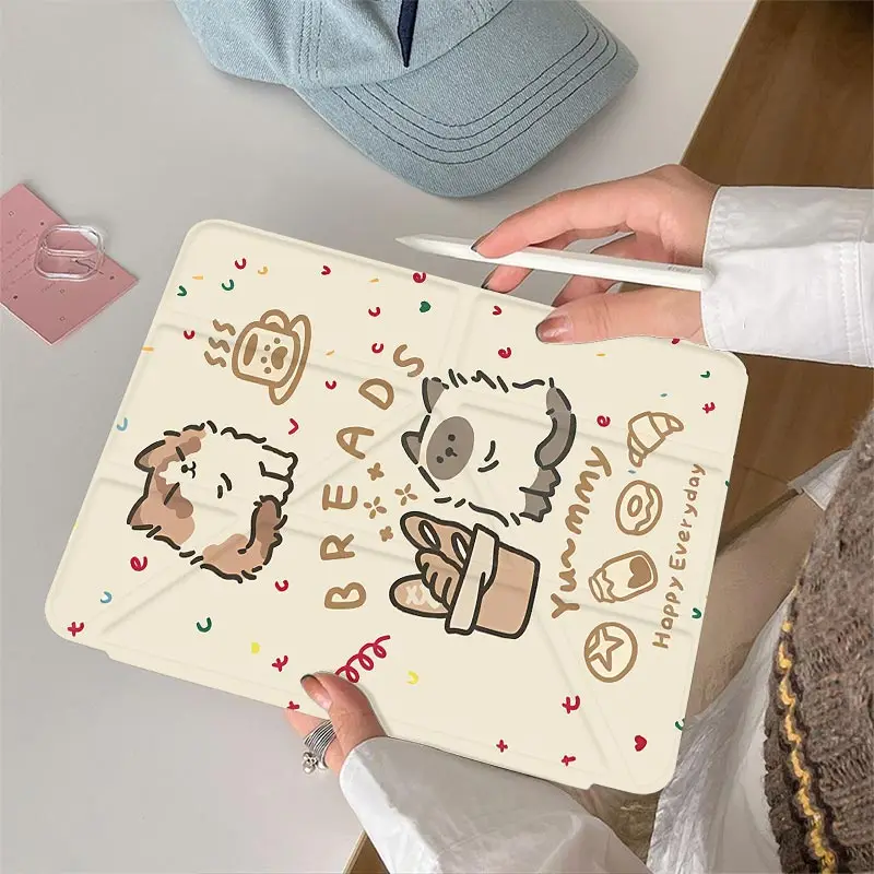 Anti-Bending 3+Y Fold Case For OnePlus PAD2 12.1 OPPO PAD Air 5 12.1 OPPO PAD 2/3 11.6 PAD5/6 12.1 OPPO PAD Air2 11.4