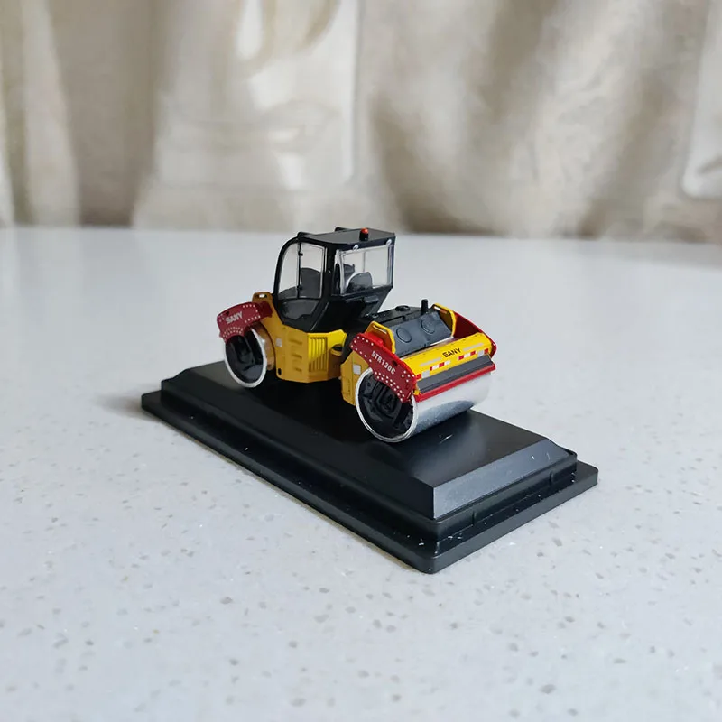 1:87 SANY Tandem Compactor Road roller Alloy Engineering Machinery MINI Truck Model Diecast Toy Gift Boys Toys