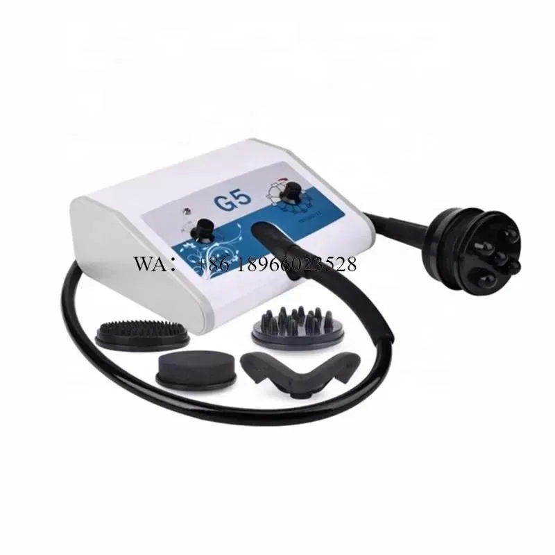 WMWMNU for 5 Head G5 Vibration Body Massager Portable Slimming Fat Burning Weight Loss Home Salon Use