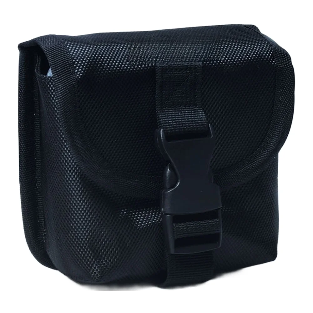 Dive Training Black Dive Weight Pouch Swimming Equipment Front And Back Soft Panels Adjustable Buoyancy Control
