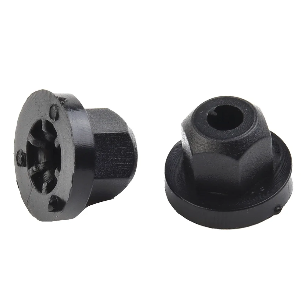 20pcs Nylon Plastic Nut With Ring Black For BMW E36 E39 E46 E60 E61 E65 E90 E91 X3 4.5mm Hole Size Brand New