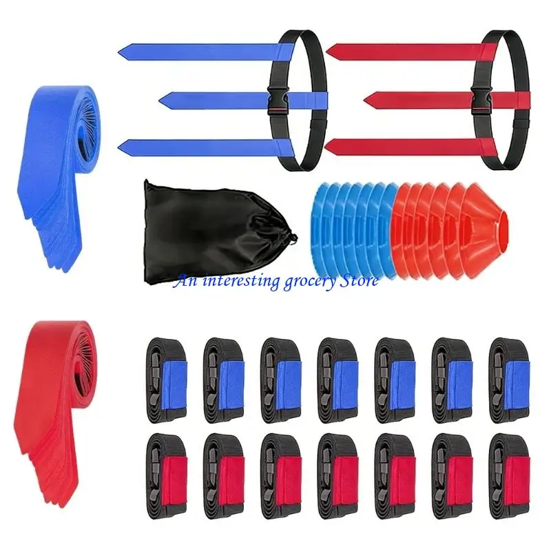 collection-d'equipement-football-groupe-652d-comprend-10-ceintures-30-marqueurs-6-disques-d'entrainement