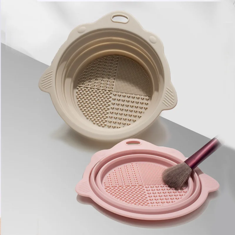 1PCS Makeup Brush Cleaner Carpet Cleaning Makeup Brushes Silicone Pad Cleaner Cosmetic Brushes Washing Powder Make Up Tools