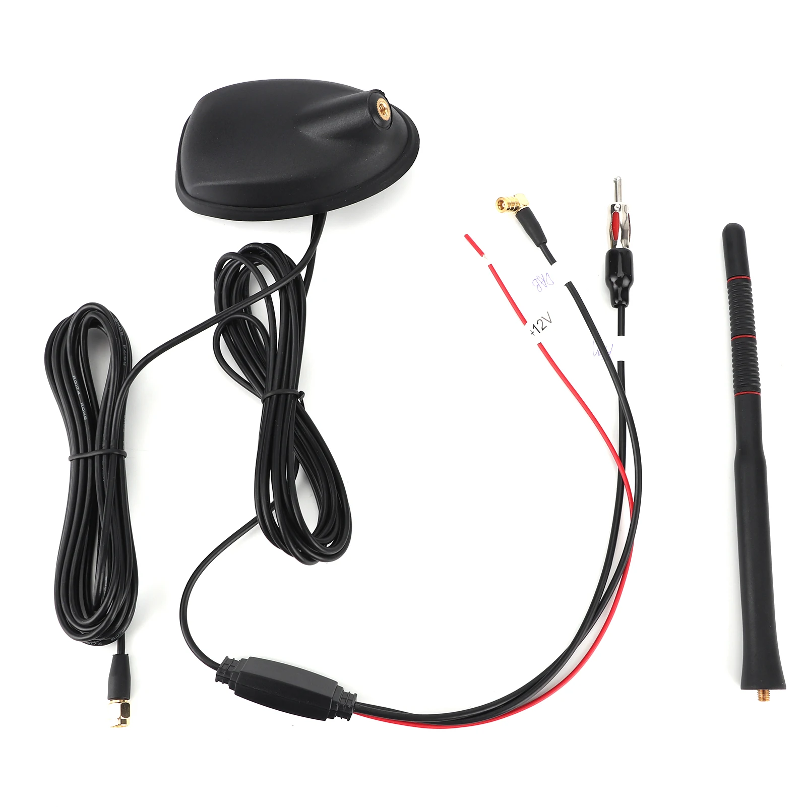 Auto-DAB+GPS+FM-Antenne, aktiv, verstärkt, obere Dachmontage, wasserdicht, staubdicht – Detail 8