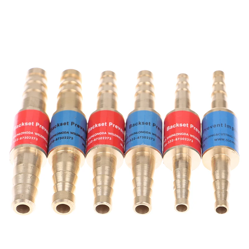 Household 6mm/8mm/10mm Pipe Flashback Arrestors Of Acetylene&Oxygen Fuel Check Safety Valve Pipe Flashback Arrestor