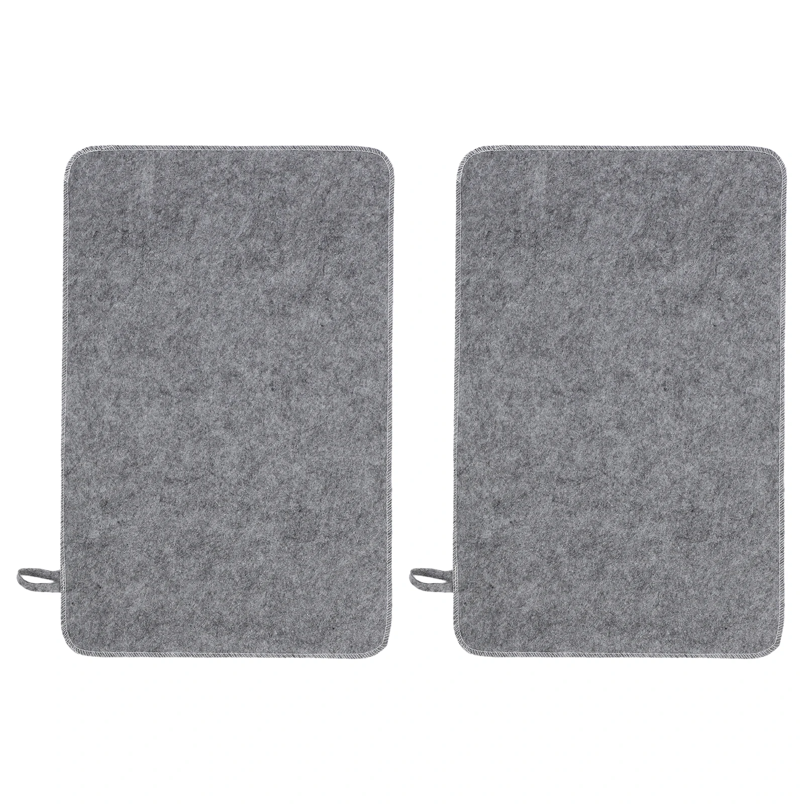 

2pcs Portable Felt Sauna Seat Cushion Mat Home Absorbent Insulating Floor Pad Sweat Room Durable Lightweight Bench