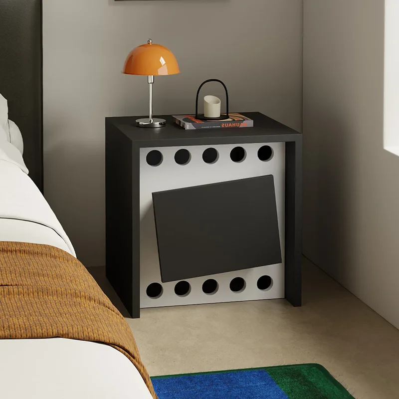 

Mobile Bedroom Bedside Table Coffee Cabinets Luxury Storage Librero Organizer Nightstand Modern Mesitas De Noche Home Furniture