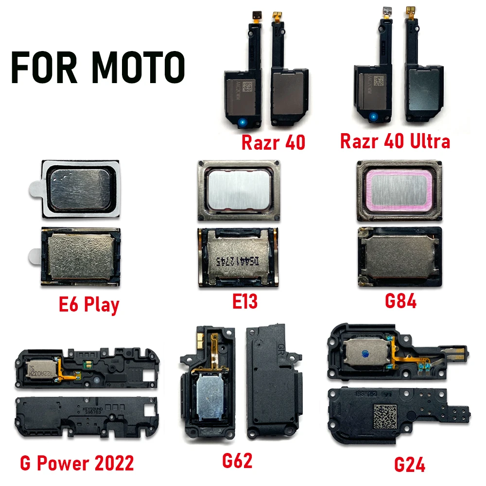 Głośnik dolny Głośnik dźwiękowy Brzęczyk Dzwonek Elastyczny kabel Do Moto G84 E6 Play E13 G Power 2022 2021 G24 G62 Razr 40 Ultra