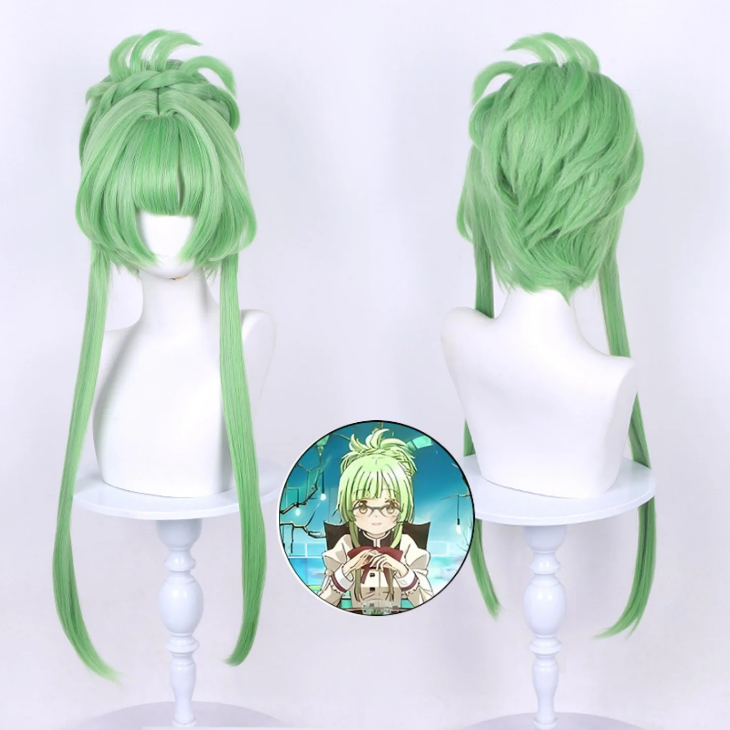 Lilac Cosplay Wig Rose Net Lilac Puella Magi Madoka Magica the Movie Walpurgisnacht: Rising Wig Halloween Party