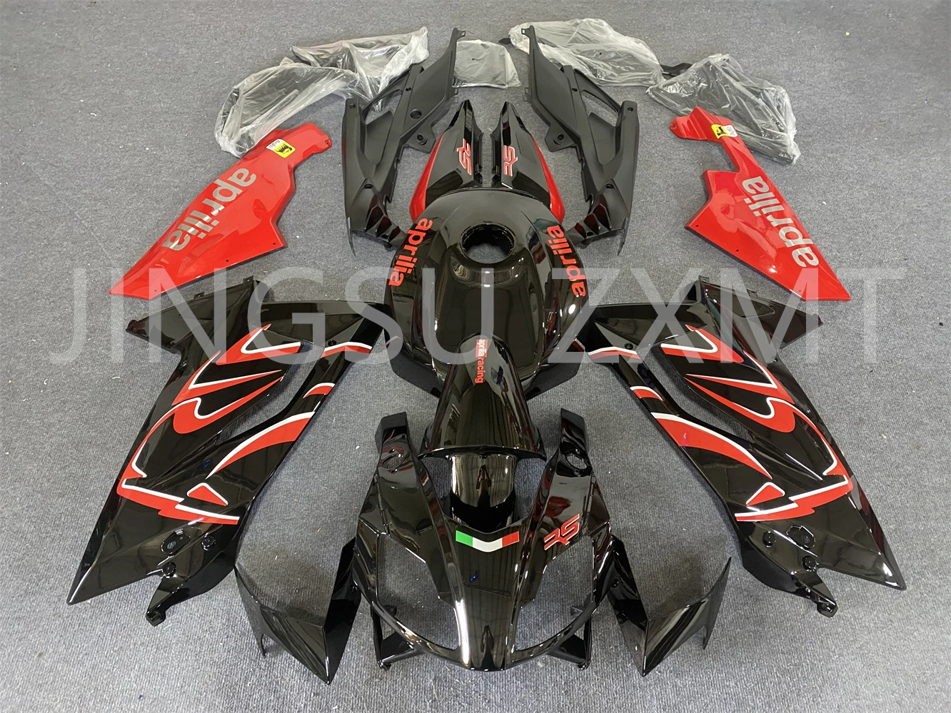 Motorcycle Fairing Kits for Aprilia RSV125RR 06-11 RS125 2006 2007 2008 2009 2010 2011 Injection Red Black Plastic Shell