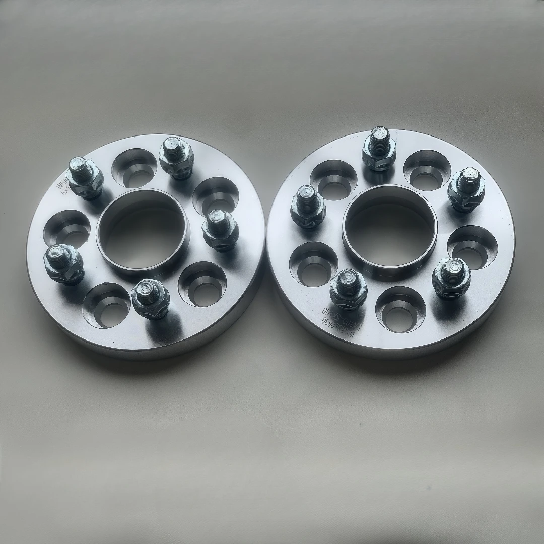 

2pcs Convert Wheel Adapters PCD 5x114.3 To 5x112 Hub Centric 64.1-66.6mm Lug Studs M12X1.5 Thick 20/25mm