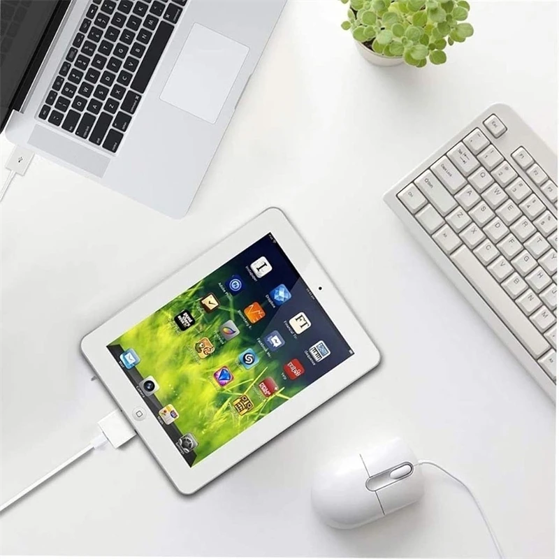 USB C Lighting To 30Pin Adapter Type-c 8Pin To 30 Pin Charging Sync Converter for IPhone 4 4S IPad 2 3 IPod Touch Charger Cord