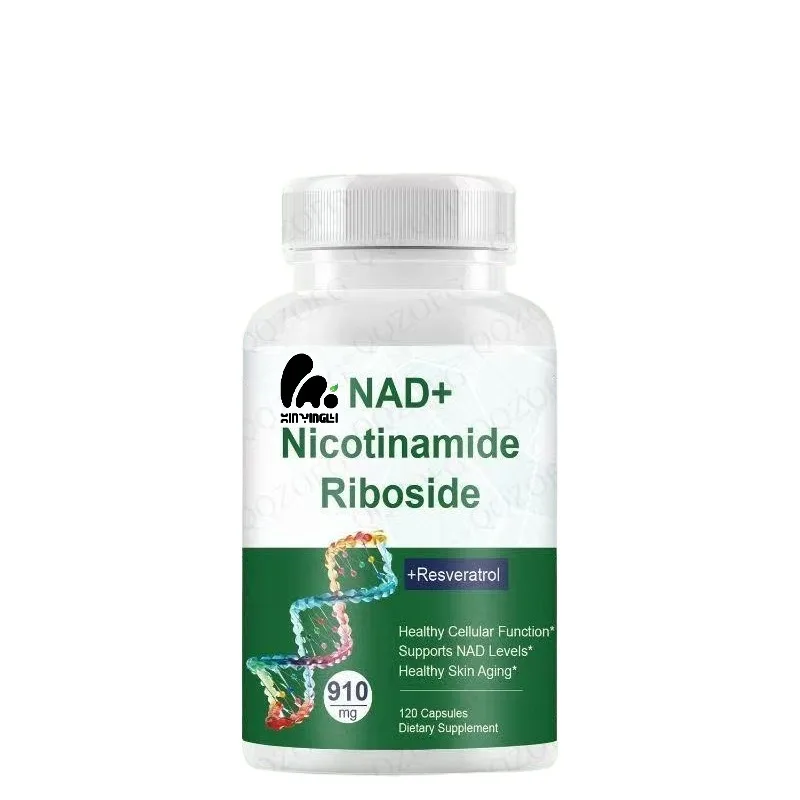 NAD supplement 910MG containing nicotinamide ribose - anti-aging and cell regeneration health 60 capsules