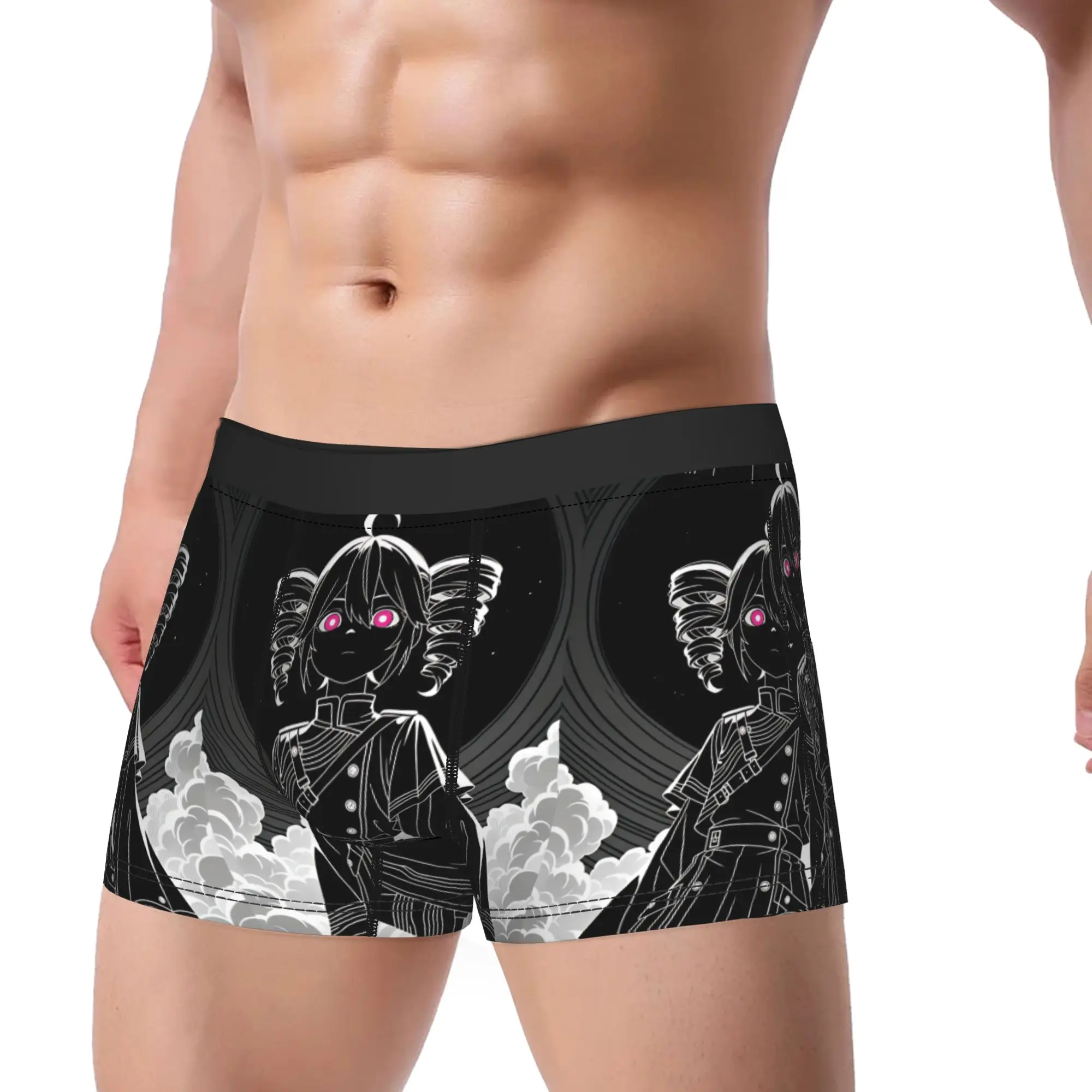 Kasane Teto Character Boxer Shorts  3D Pouch Underwear High Quality Printed Shorts Briefs Classic Men's Underpants Plus Size