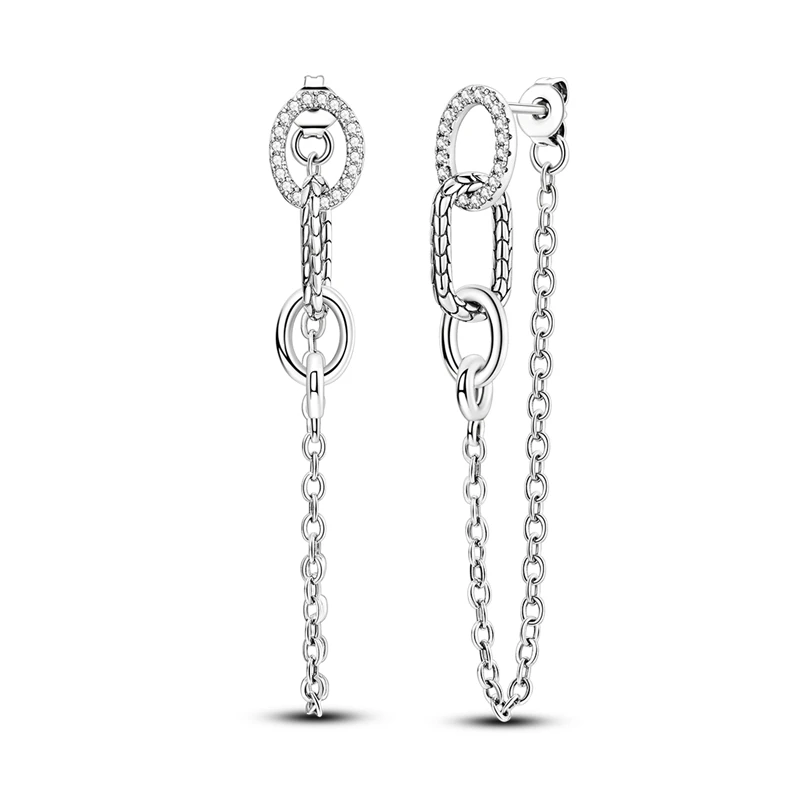 

Серьги-гвоздики из стерлингового серебра 925 пробы с искрящейся змеиной костью для юбилея, свадьбы, ювелирные изделия, подарки