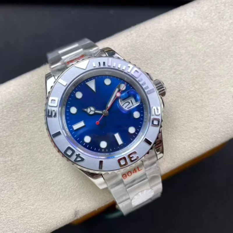

Men's 40mm Watch Equipped With 2813 8215 Automatic Mechanical Movement, 904L Stainless Steel Case