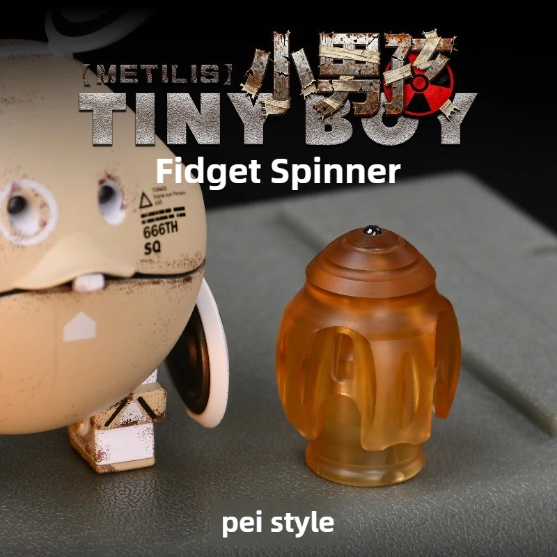 METILISEDC Kleine jongen mechanische metalen vinger fidget gyroscoop decompressie desktop speelgoed