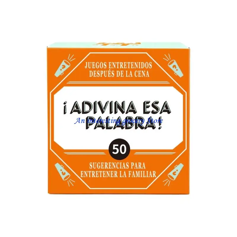652D 50Pieces Spanish Learning Card Spanish Language Practice Card Set With Colorful Color For Classroom And Party Game
