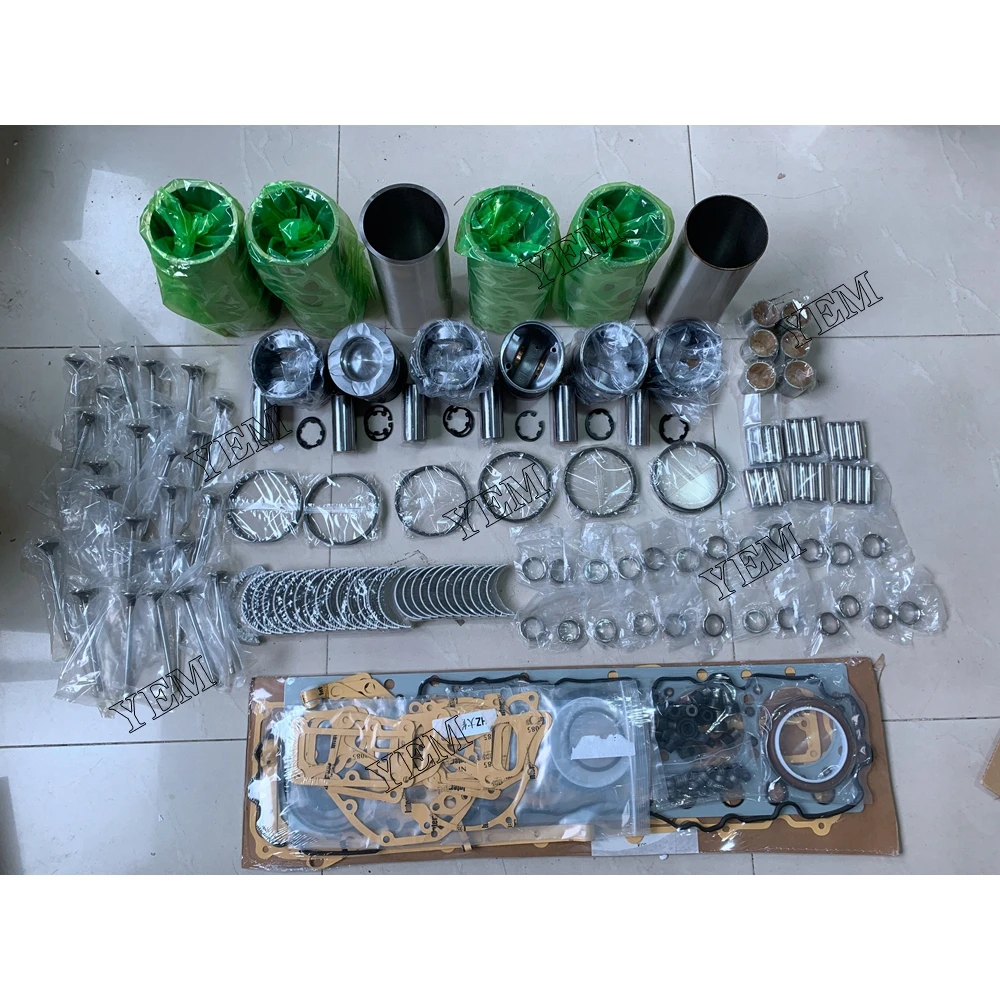 For Doosan Engine Parts DL08 Overhaul Rebuild Kit With Gasket Set Bearing&Valve Train