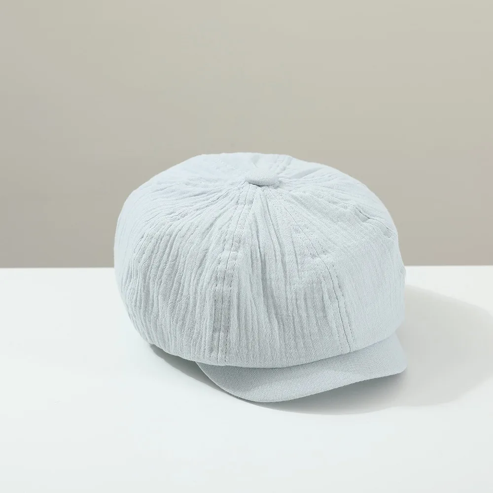 

Fashion Solid Color Children Forward Hat Korean Visor Kids Newsboy Cap Harajuku 2-6year Baby Beret Outdoor