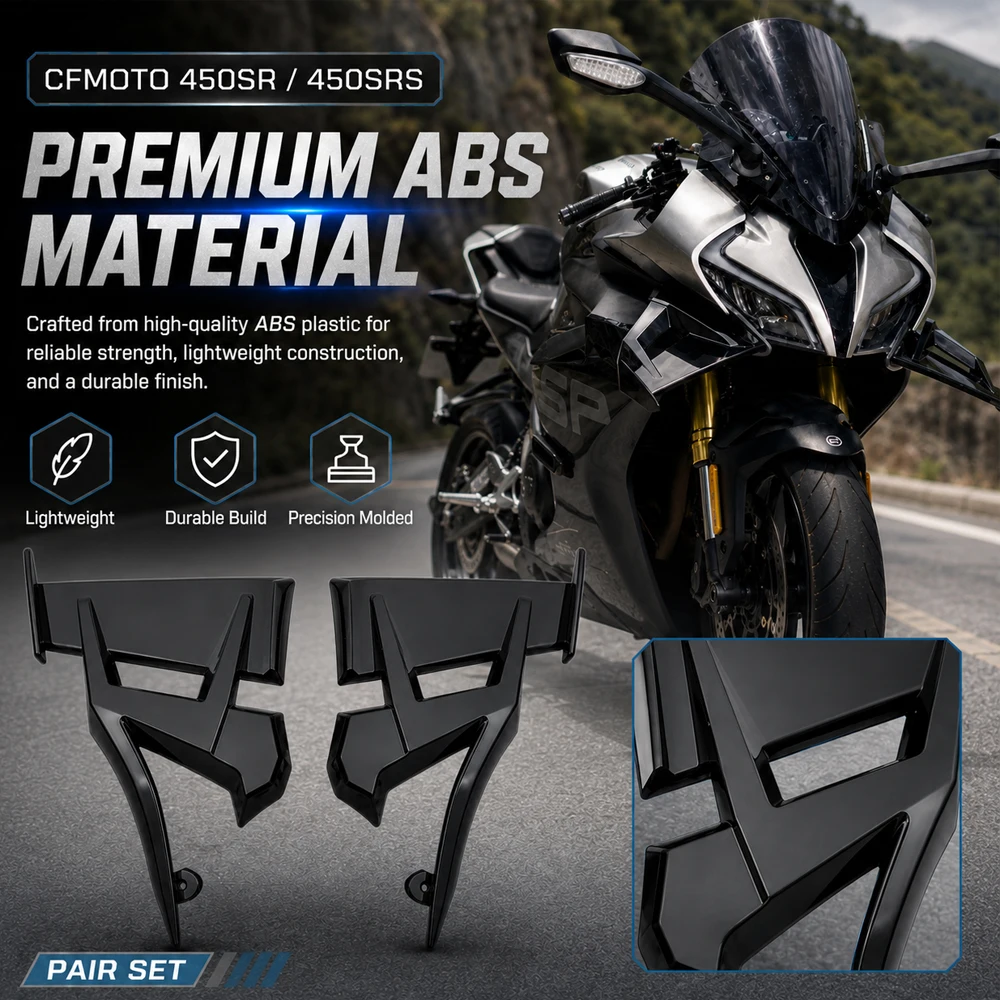 For CFMOTO 450SR 450SRS 450-SR New Motorcycle Accessories Winglet Aerodynamic Side Wing Fin Spoiler