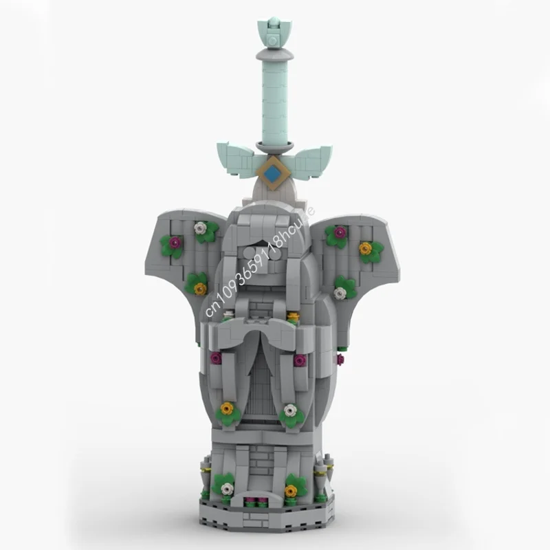 566pcs MOC Zelda Goddess Sword Model Building Blocks Construction Toy Assemble Christmas Gifts DIY Idea Education Brick Birthday
